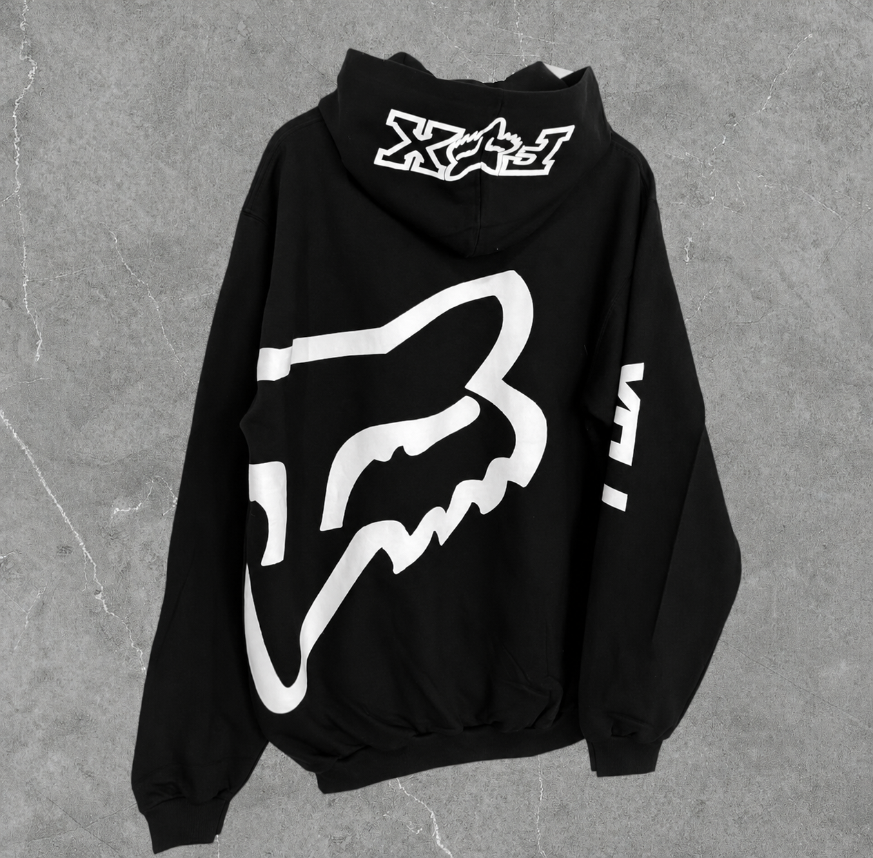 Poleron Fox Rider Black/White